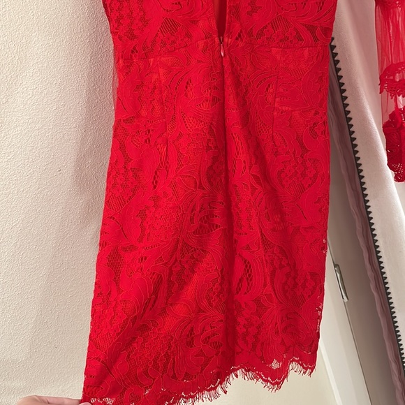 Red lace body dress✨ - Picture 4 of 6